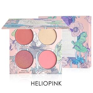 Heliopink Titanium Glow Highlighter Palette - Pink and Gold